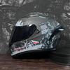 JIEKAI Motorcycle Helmet Men Full Face Casco Moto Double Visor Racing Motocross Helmet Motorbike Capacete Moto Helmets