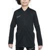 Nike Casual Sports Suit Stylish Stand Collar Long Sleeve Elastic Waist Long Pants Kids Suit Black HJ3715-010