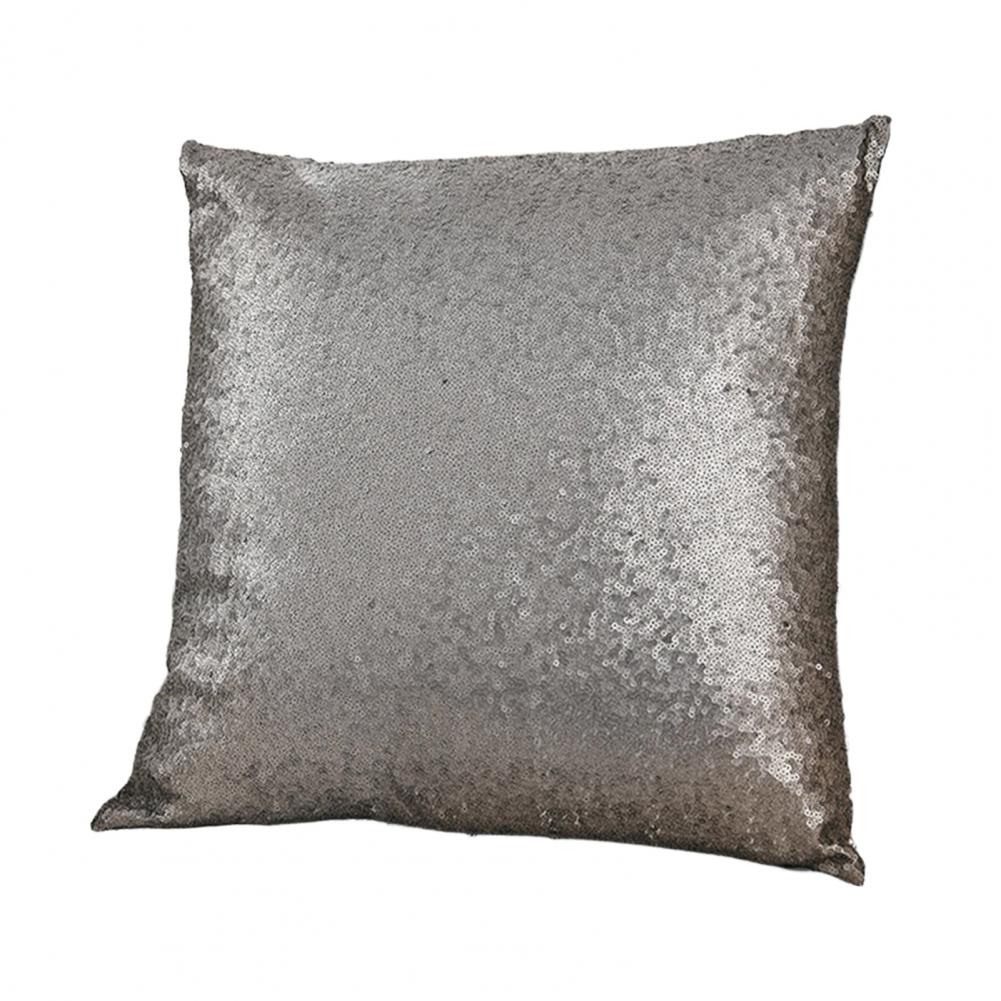 40cm Pailletten Kissenbezug Glänzend Funkelnd Dekorative Kissenhülle Gold/Silber/Rot Für Sofa Bett Sofa Party Dekoration