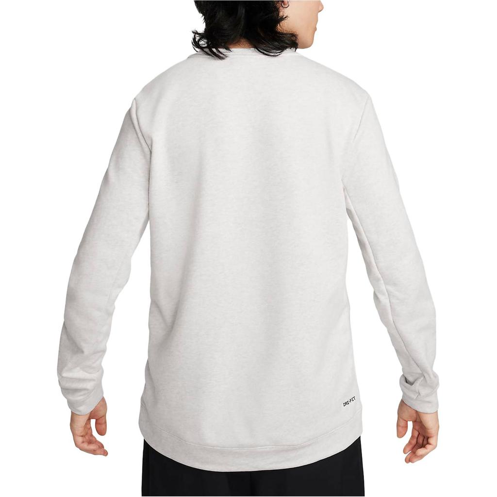 Nike Dri-Fit Track Club Logo Quick-Dry Crew Neck Running Sweatshirt Men Tops Photon-Grey FB5510-025