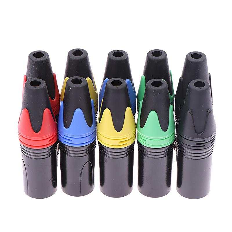 1 Satz 3-polige XLR-Buchse + Stecker Professioneller 3-poliger XLR-Buchsenstecker Mikrofonanschluss Mikrofonstecker