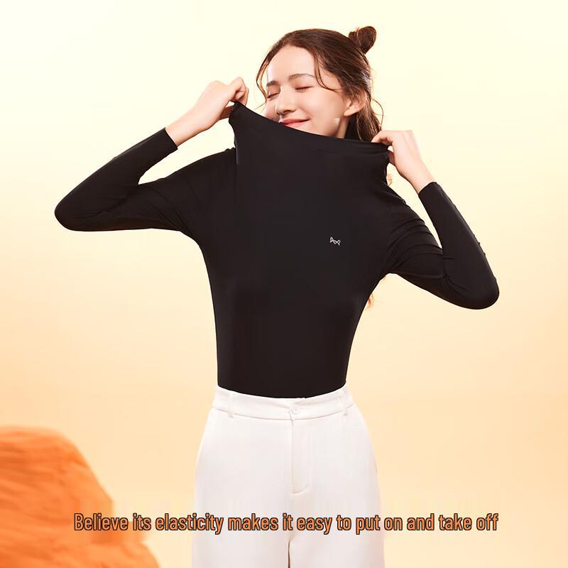 MIIOW Women's Thin Modal Thermal Base Layer Top