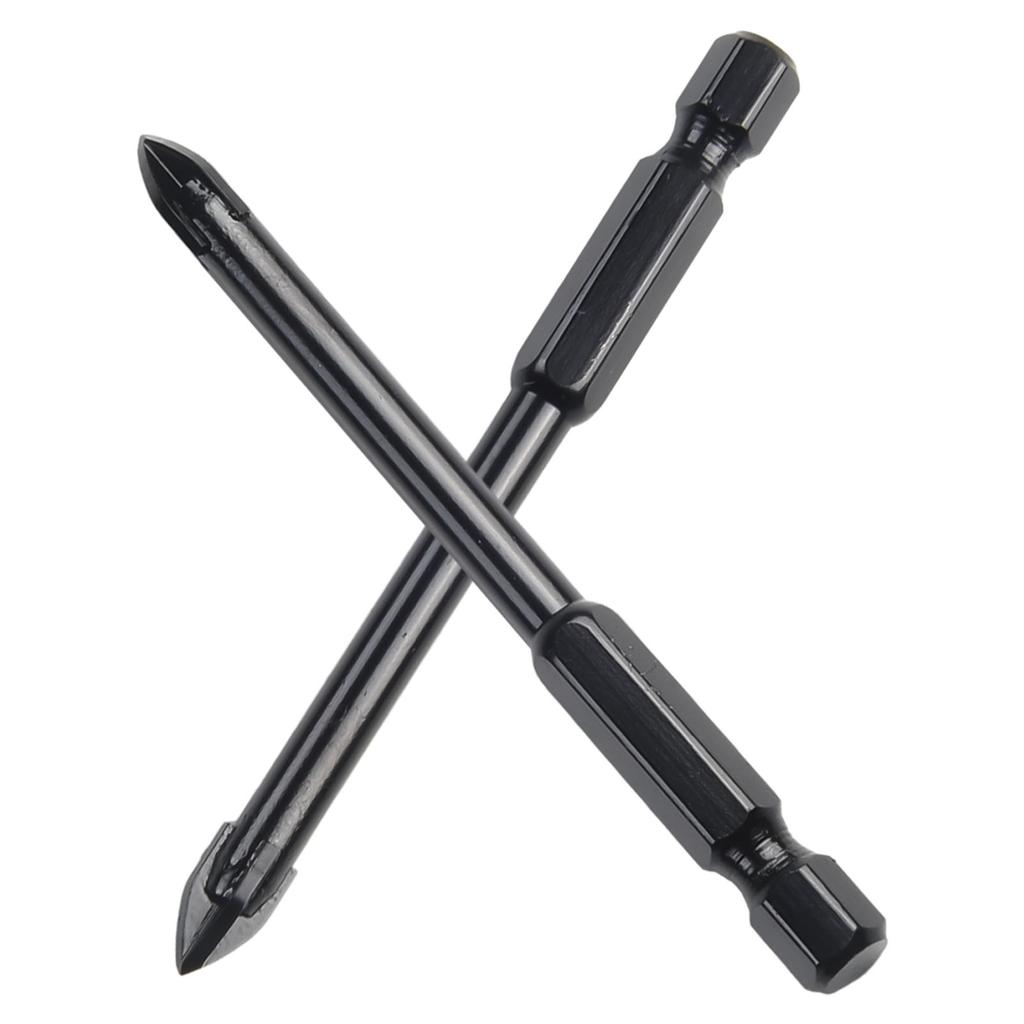 Drill Bits Professional Tool Triangular Accessoties Black Drilling Glass Hex Remember 10pcs Mirrors Ceramic Tiles