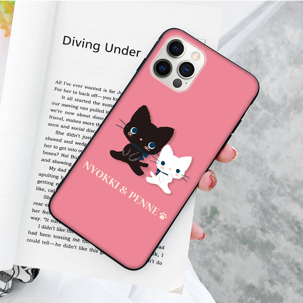 JZ25Cat SanrioBlack Sofe Case for Xiaomi Poco X6 X4 M5 M6 F5 F6 C65 C55 C50 C51 C40 Pro Redmi 14C A3X 13C 12C 11T 10A 9C Note 7 6 8A Plus