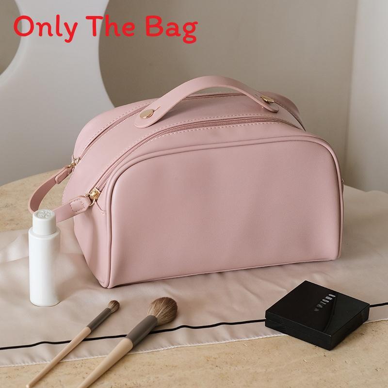 Style High Capacity Portable Pu Makeup Organizer For Travel And Home Use