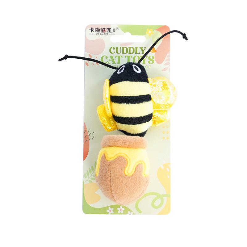 Katzenspielzeug Katzenminze Klingelpapier Geräuschgebend Selbst-hi, Anti-Langeweile Raupen-Set, Katzenstab, Kätzchen Zähne Schleifen Spielzeug