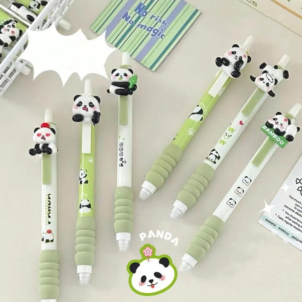

6 шт. канцелярские принадлежности Lytwtw s милая панда для творчества декомпрессионная гелевая ручка школьная мода офисные принадлежности Kawaii пресс-ручка