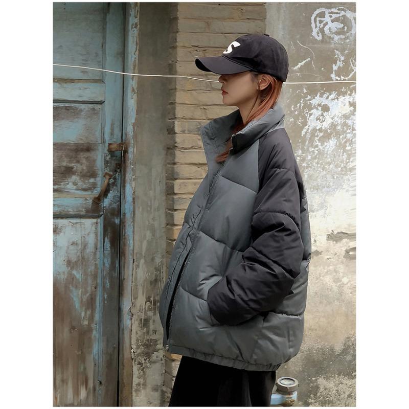 Down Cotton-padded Clothes Female Winter Student Couple Clothes Padded Thickened Cotton-padded Clothes Padded Jacket