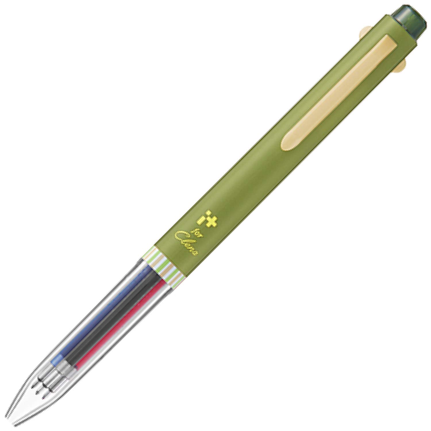 

Pentel Ballpoint iPlus for Clena Limited Olive 04 3-Color Pen, Edition, BGH34LCRD, Green,