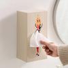 Creative Puffy Skirt Girl Tissue Box Funny Desktop Tissue Storage Box Organizer Home Coffee Shop Table Decoration Tissue Holder