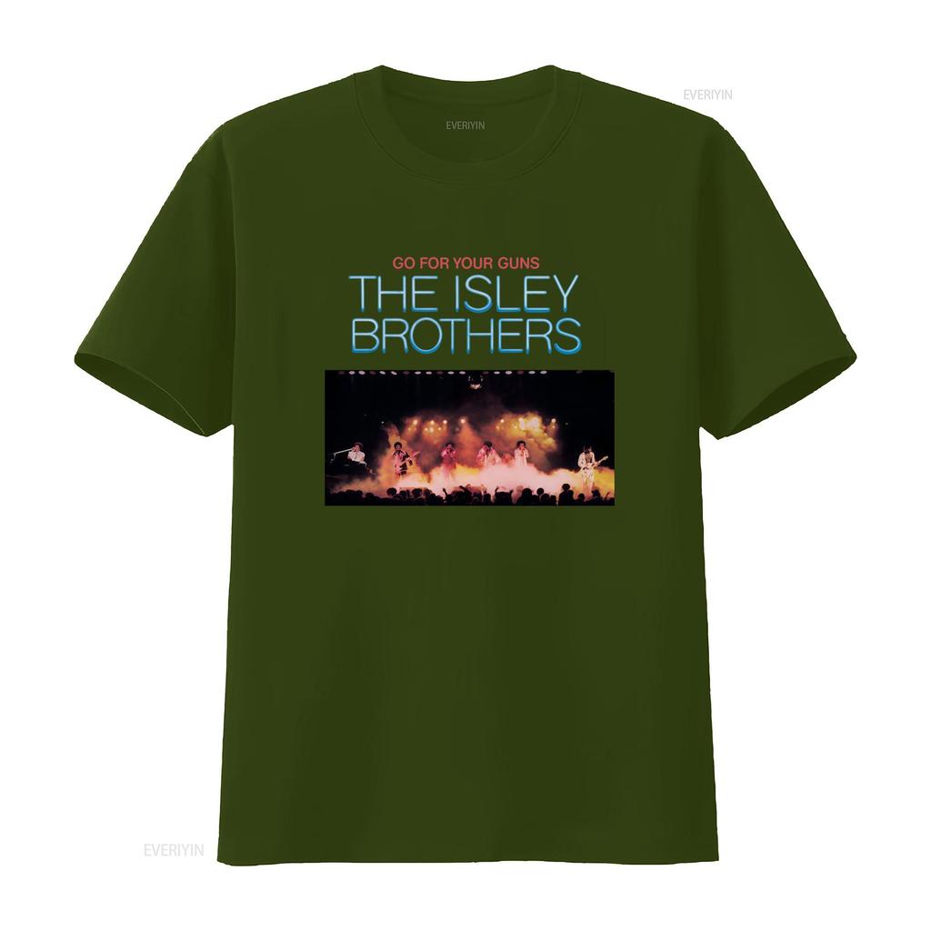 Go for Your Guns The Isley Brothers Funk T Shirt Retro Concert Design Music Lovers Pride Footsteps in Dark Style vintage