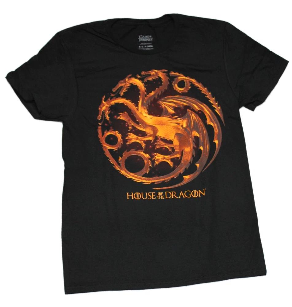 Game of Thrones New Adult TShirt House of Dragon Targaryen Logo