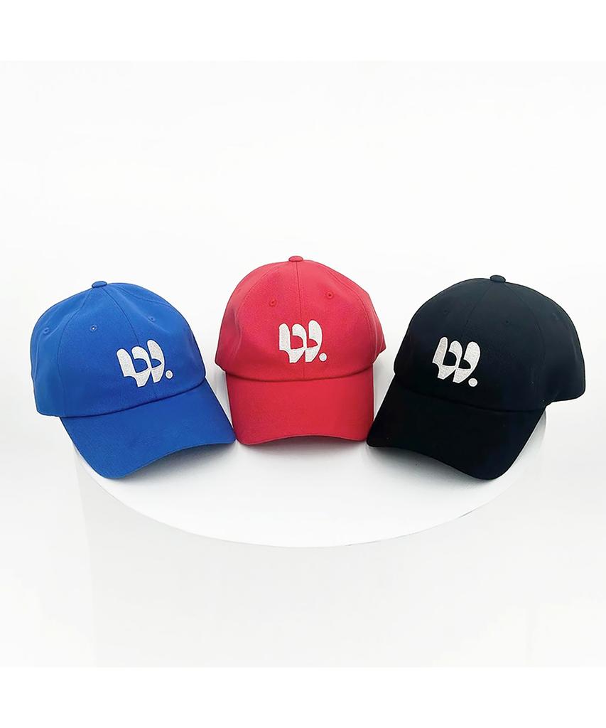 WHEN YOU MOVE Signature Symbol Logo Embroidered Ball Cap Blue