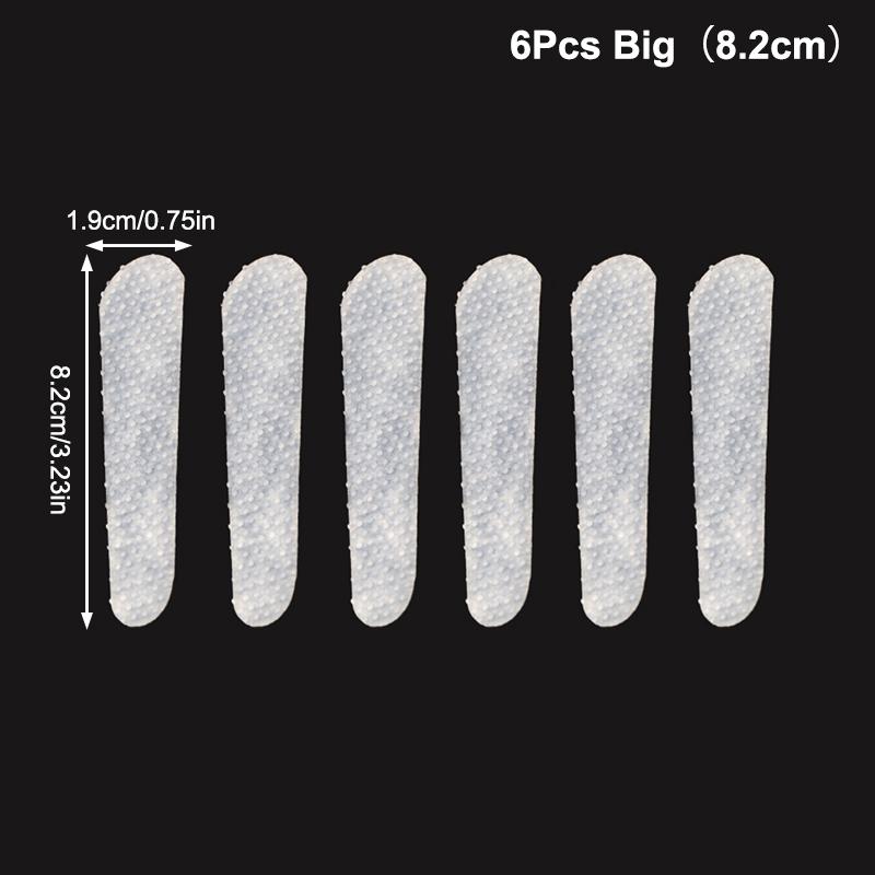 6/12Pcs Transparent Anti-Slip Silicone Patches For Bag Straps Convenient Durable Reusable Backpack Non-Slip Patch Resistant Pad