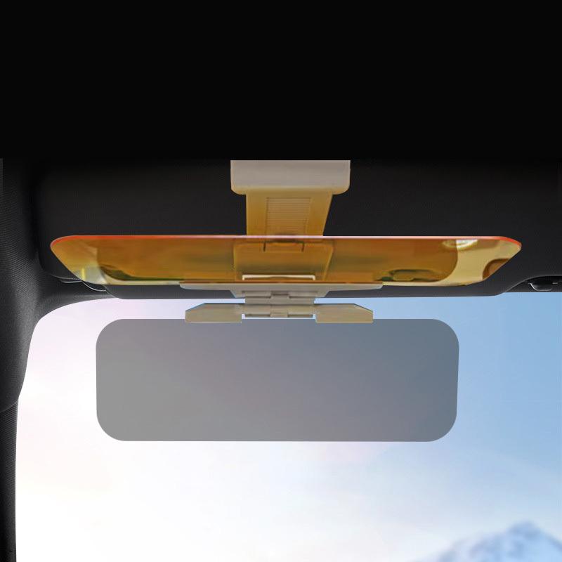 Car Sun Visor Anti Glare, Day & Night Dual Use, High-Transparent Acrylic, Blocks UV & Headlight Glare, 1PC Universal Fit
