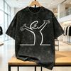 La Lineas T-Shirt  Hip Hop T Shirts Short Sleeve Awesome Tops Summer Cotton O-Neck Oversized Top Tees