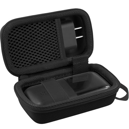 (Nur Fall) Kompakte, tragbare Reise-Aufbewahrungstasche für Braun Mini Elektrorasierer (M-1013/M-1010), Schwarz - Khanka