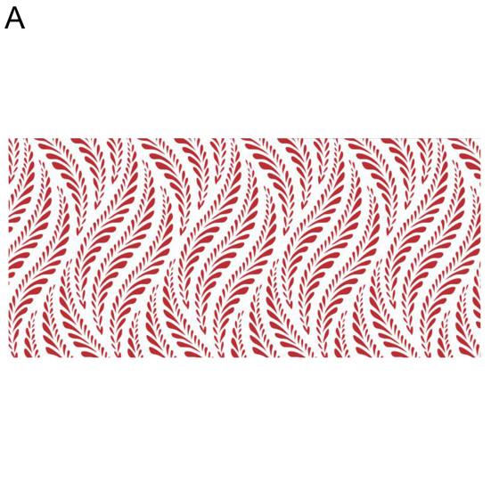 Cake Stencil Leaves Design Non-stick Hollow-carved Flexible Tough Plastic Anti Corrosion Cake Templates Baking Accessories