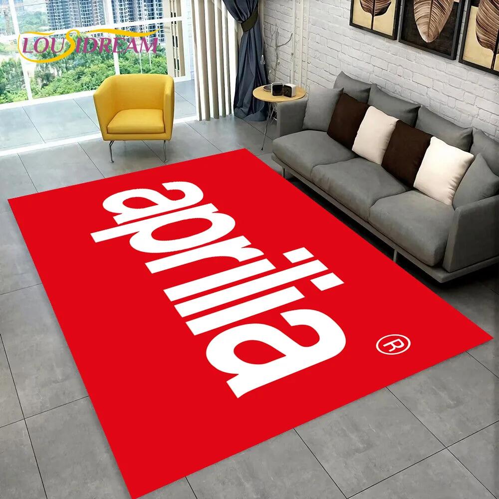 HD Aprilia Racing Motorcycle Logo Carpet Rug for Home Living Room Bedroom Sofa Doormat  Decor,kid Area Rug Non-slip Floor Mat 3D