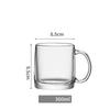 Milk Glass Transparent Cup Heatresistant Tea Cup Coffee Cup Beer Cup