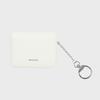 Homeboi Sport Club Leather Keyring Card Holder - White