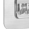 2PCS Self Adhesive Hooks Multifunctional Punch Free Transparent Heavy Duty Wall Sticky Hooks for
