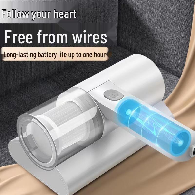 Wireless UV Vacuum Cleaner for Beds: Strong Odor & Dust Mite Removal with Sterilization