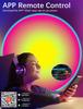 Smart LED Sunset Lamp Colorful Changing Bluetooth App Control Music Sync for Network Broadcast Bedroom Home Decor Rainbow Lamps