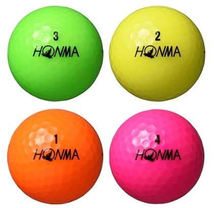 2 dozen D1 Multicolor Golf Balls, Honma Golf, 2024