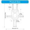 T-shaped Baby Bathtub Net Pocket Adjustable Newborns Bath Net Infant Bath Rack Shower Accessories for Safe Bathing