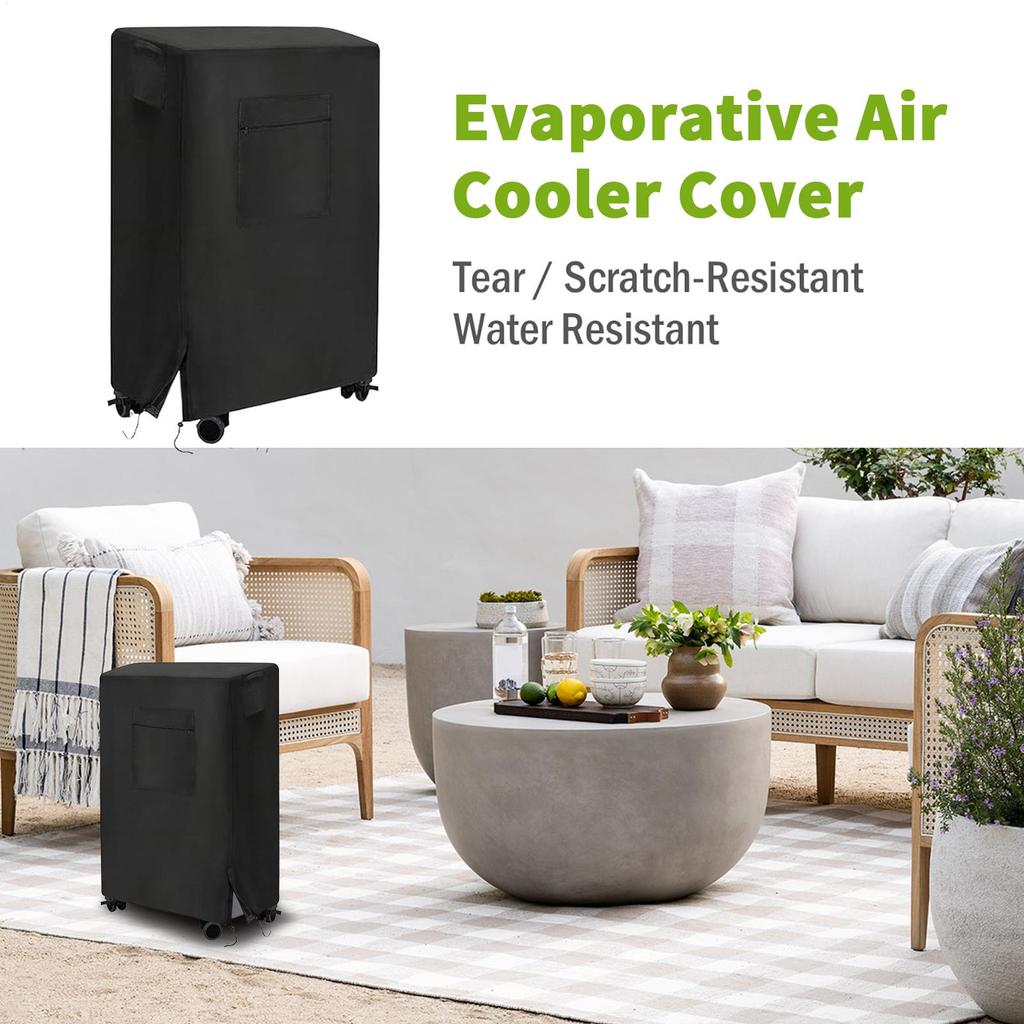 Cooler Covers Outdoor Waterproof Swamp Cooler Cover Outdoor Portable Protector Storage Shade For Summer Outside Sun Fence Patio