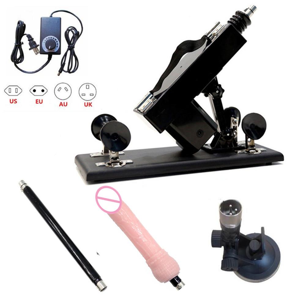 Sexules Toys Dildo Anal Plug Female Masturbator Male Vibrator Pumping Gun Automatic Sex Toys Machine for Adults Men Women Vagina