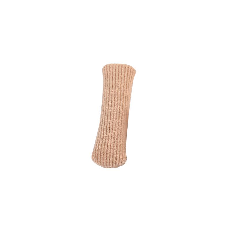 Breathable Toe Protector: Single Hole SEBS Sleeve with Adhesive & Cloth, Closed End, Bunion Separator.