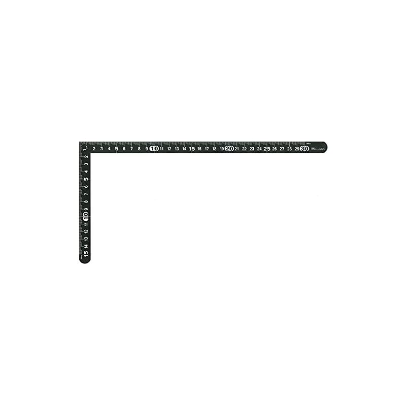 Niigata Seiki (SK) Japanese-made Carpenter's Measuring Stick, Quick-Reading Scale, Double-Sided, 30cm, CB-15KD