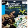 Kreativset Aufkleber Dinosaurier, Kidea