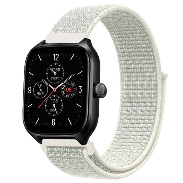 20mm 22mm Nylon Loop Band For Amazfit GTS 4/3/3pro/2e/GTS 2 Mini/GTR 4 47mm/GTR 2/Stratos 2 3 Strap For Amazfit Bip 3 Pro Correa