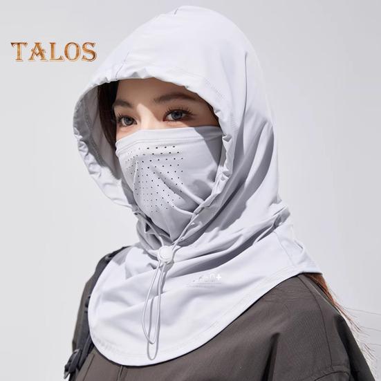 Protection solaire pour le visage, chapeau, cache-cou, UPF 50+, respirant, rafraîchissant, en soie glacée, pour l'été, le cyclisme en plein air, pour femmes, capuche, bandana, écharpe, visière