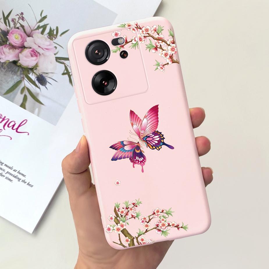 For Xiaomi 13T Pro Case Lovely Candy Painted Back Cover 6.67'' Soft Silicone Phone Case For Xiaomi Mi 13T Pro 13TPro Fundas Capa