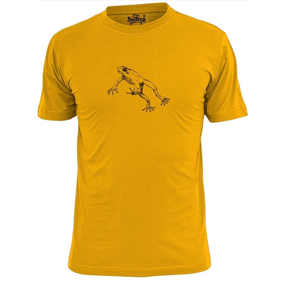 Mens Leaping Frog Sketch T shirt Amphibian S