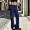 Women's Casual Loose Fit Wide Leg Pants Color Breathable Cool for Summer