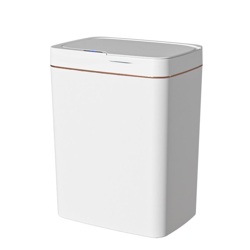 18L Smart Trash Can with Induction Lid and Long-Lasting Battery for Living Room