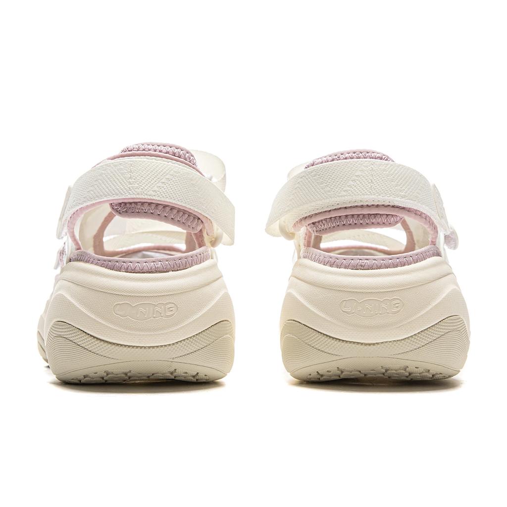 Li Ning Honey Synthetic Leather River Trekking Shoes Women's White Pink AGUV026-3