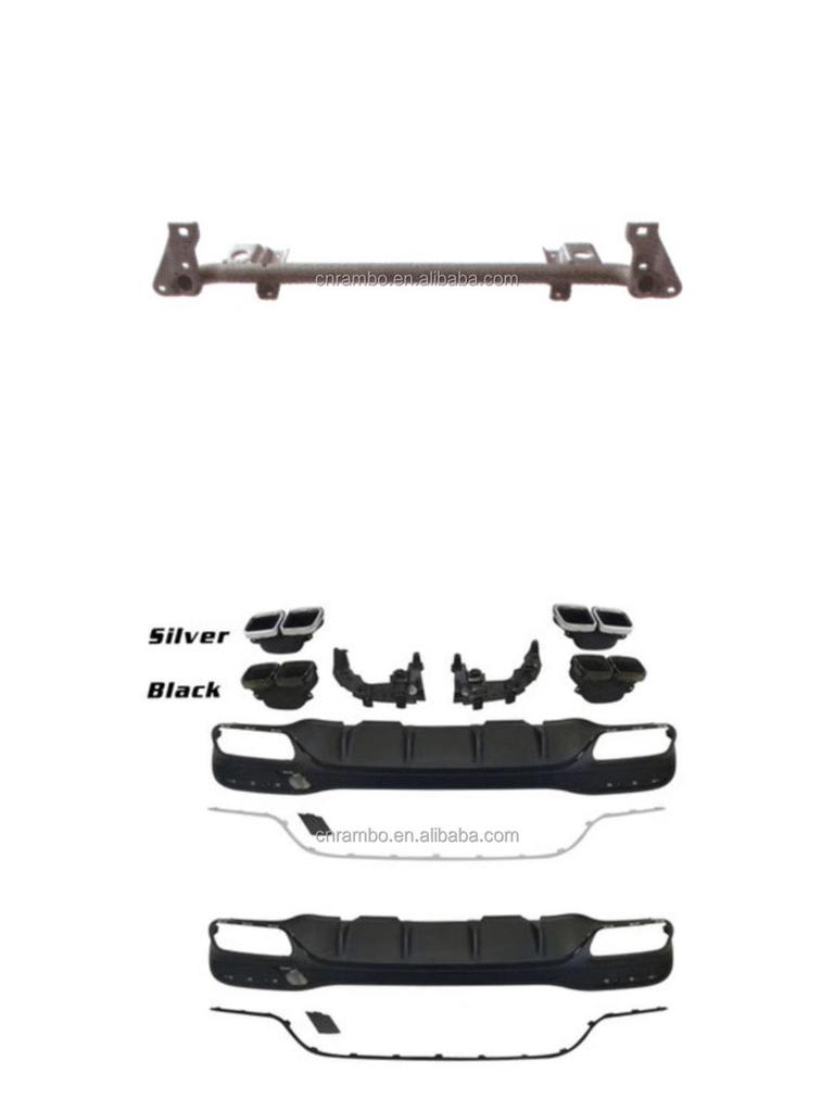 Front Bumper Inner Reinforcement Bracket for Mercedes-Benz GL GLS X166 2012-2019