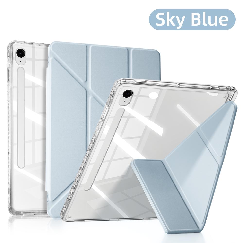 Für Samsung Galaxy Tab Hülle für S9/S9FE/S10FE/S10Lite 11 Zoll S9 Plus 12,4 Zoll A9 8,7 Zoll A9 Plus Magnetische Y-Typ Hülle Mit Stifthalter