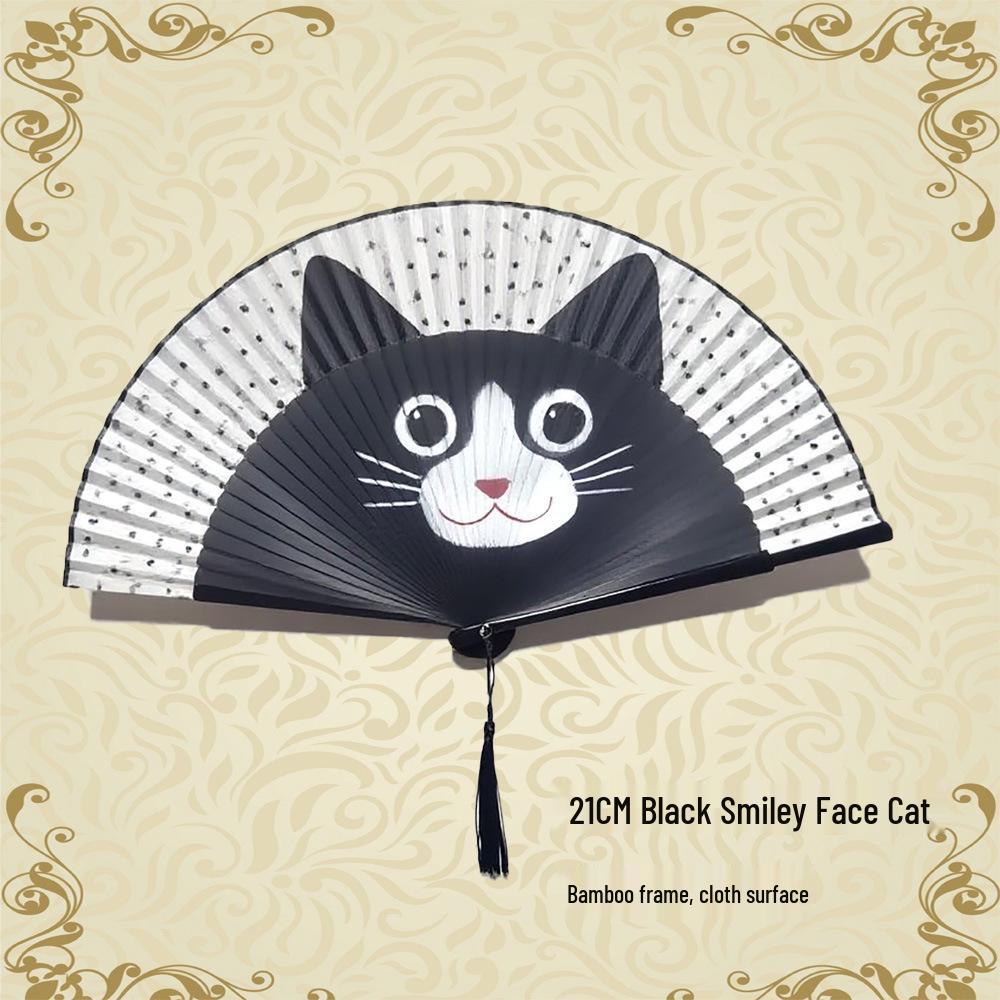 Chinese Style Folding Bamboo Fan for Hanfu or Dance