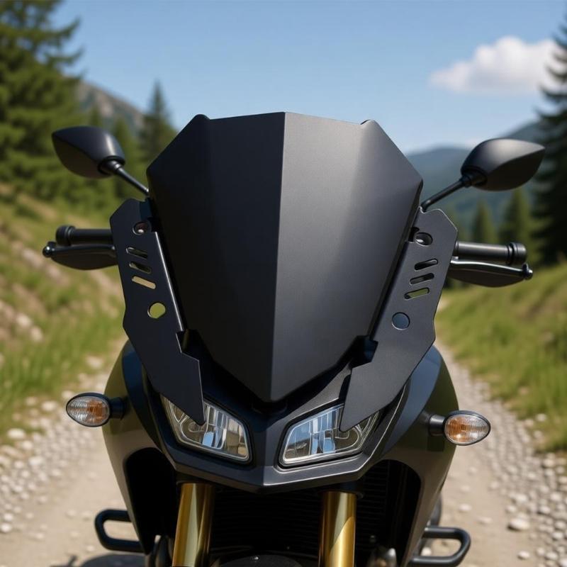 Motorcycle Wind Deflector for MT-15 MT-125 Windshield Extension Spoiler For Street Cruisers And Retro Bikes