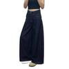 Damen 2025 Frühling-Sommer Retro Weite Gerade Jeans - Große Größen, Birnenform, Bodenlang, Locker Schlankmachende Passform