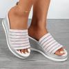 Sandals Summer New Women Slippers Wedges Platform Beach Flip Flops Trend High Heels Ladies Shoes Pumps Thick Slides Mujer