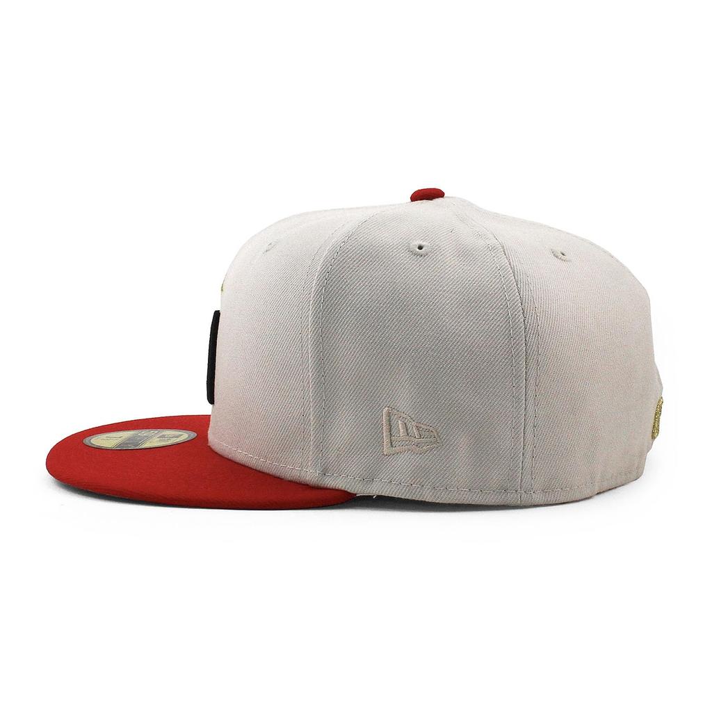 [New Era] Trendy color brim cap 59FIFTY Minnesota Twins MLB GREY BOTTOM FITTED CAP STONE MINNESOTA TWINS 5950 hat color bottom Sz 7-14 [Used]