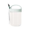 430ML New Breakfast Cups Oatmeal Cereal Nut Yogurt Salad Cup Leakproof Glass Oats Container With Lid Spoon Food Storage Box